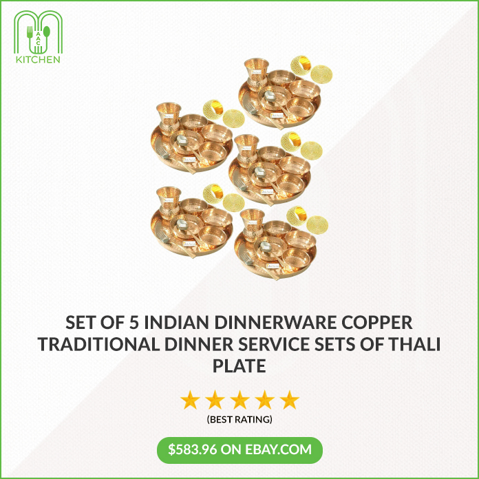 Copper dinnerware set