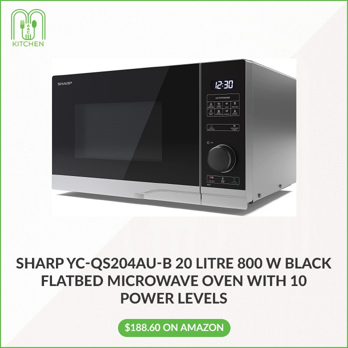 flatbed microwave oven
