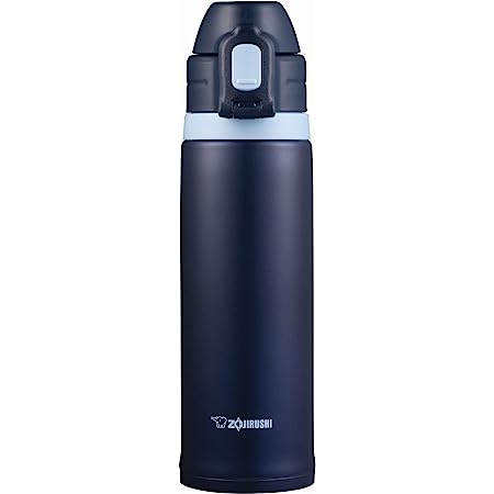 Zojirushi Direct Drinking Water Bottle, Sports Type, Stainless Steel, Straw Bottle, 0.52L, Navy