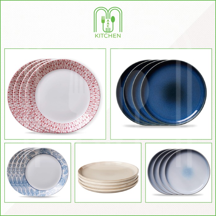 Highly Resistant Stoneware Corelle Dinner Plates