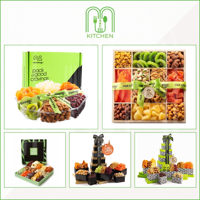 Green Ribbon Presents the Dried Fruit Gift Baskets