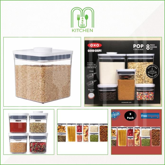 OXO Presents The POP Food Storage, and Container Set
