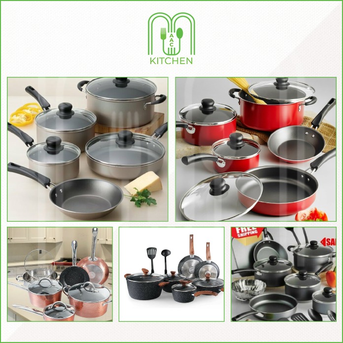 5 Best NonStick Cookware Set Pots and Pans